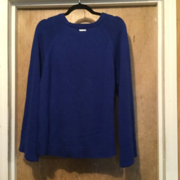 NWT Michael Kors blue knit wide sleeve sweater - Picture 5 of 5